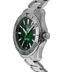  Shop Authentic Tag Heuer Aquaracer Professional 200 Automatic Green Dial Silver Steel Strap Watch for Men - WBP2115.BA0627 - Luxxuri