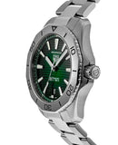  Shop Authentic Tag Heuer Aquaracer Professional 200 Automatic Green Dial Silver Steel Strap Watch for Men - WBP2115.BA0627 - Luxxuri