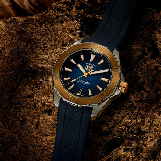  Shop Authentic Tag Heuer Aquaracer Professional 200 Automatic Blue Dial Blue Rubber Strap Watch for Men - WBP2150.FT6210 - Luxxuri