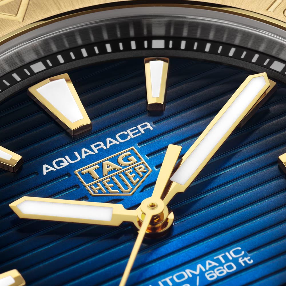  Shop Authentic Tag Heuer Aquaracer Professional 200 Automatic Blue Dial Blue Rubber Strap Watch for Men - WBP2150.FT6210 - Luxxuri
