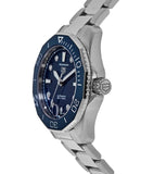  Shop Authentic Tag Heuer Aquaracer Professional 300 Automatic Diamonds Blue Dial Silver Steel Strap Watch for Women - WBP231B.BA0618 - Luxxuri