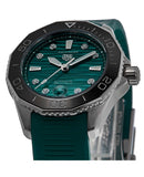  Shop Authentic Tag Heuer Aquaracer Professional 300 Automatic Diamonds Green Dial Green Rubber Strap Watch for Women - WBP231G.FT6226 - Luxxuri