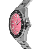 Shop Authentic Tag Heuer Aquaracer Professional 300 Automatic Diamonds Pink Dial Silver Steel Strap Watch for Women - WBP231J.BA0618 - Luxxuri