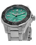 Shop Authentic Tag Heuer Aquaracer Professional 300 Automatic Diamonds Green Dial Silver Steel Strap Watch for Women - WBP231K.BA0618 - Luxxuri