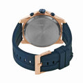  Shop Authentic Armani Exchange Hampton Chronograph Rose Gold Dial Blue Silicone Strap Watch For Men - AX1730 - Luxxuri