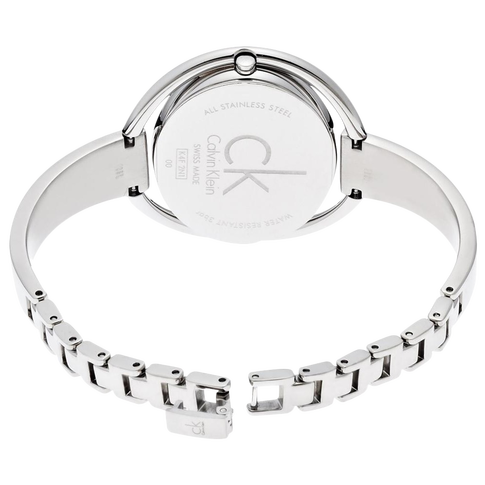  Shop Authentic Calvin Klein Impetuous Black Dial Silver Steel Strap Watch for Women - K4F2N111 - Luxxuri