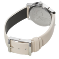  Shop Authentic Calvin Klein City White Dial White Leather Strap Watch for Women - K2G231XH - Luxxuri