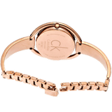  Shop Authentic Calvin Klein Impetuos Silver Dial Rose Gold Steel Strap Watch for Women - K4F2N616 - Luxxuri