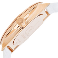  Shop Authentic Calvin Klein Accent Silver Dial White Leather Strap Watch for Women - K2Y216K6 - Luxxuri