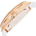  Shop Authentic Calvin Klein Accent Silver Dial White Leather Strap Watch for Women - K2Y216K6 - Luxxuri