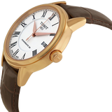  Shop Authentic Tissot T Classic Carson Powermatic 80 White Dial Brown Leather Strap Watch for Men - T085.407.36.013.00 - Luxxuri