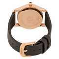 Tissot T Wave Diamond Mother of Pearl Dial Black Leather Strap Watch For Women - T112.210.36.111.00