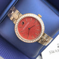  Shop Authentic Swarovski Daytime Quartz Coral Dial Rose Gold Steel Strap Watch for Women - 5182250 - Luxxuri
