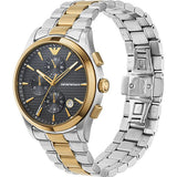  Shop Authentic Emporio Armani Paolo Chronograph Grey Dial Two Tone Steel Strap Watch For Men - AR11527 - Luxxuri