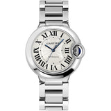  Shop Authentic Cartier Ballon Bleu De Cartier Silver Dial Silver Steel Strap Watch for Women - WSBB0048 - Luxxuri