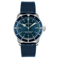  Shop Authentic Breitling Superocean Heritage II B20 44mm Blue Dial Blue Rubber Strap Mens Watch - AB2030161C1S1 - Luxxuri