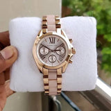  Shop Authentic Michael Kors Bradshaw Rose Gold Dial Two Tone Steel Strap Watch for Women - MK6066 - Luxxuri