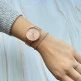  Shop Authentic Michael Kors Mini Jayne Crystals Rose Gold Dial Rose Gold Mesh Strap Watch for Women - MK7122 - Luxxuri