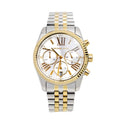  Shop Authentic Michael Kors Lexington Silver Dial Two Tone Steel Strap Watch for Women - MK5955 - Luxxuri