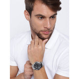  Shop Authentic Fossil Grant Chronograph Black Dial Silver Steel Strap Watch for Men - FS4736 - Luxxuri