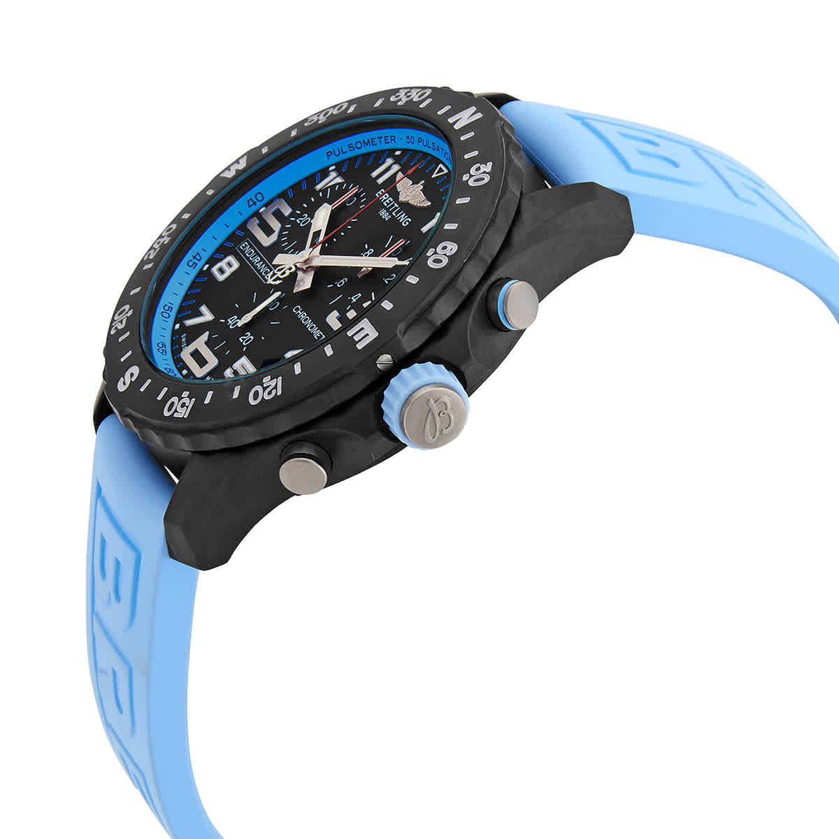  Shop Authentic Breitling Endurance Pro Black Dial Light Blue Rubber Strap Watch for Men - X82310281B1S1 - Luxxuri