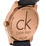  Shop Authentic Calvin Klein City White & Gold Dial Brown Leather Strap Watch For Women - K2G23620 - Luxxuri
