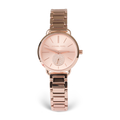  Shop Authentic Michael Kors Portia Analog Quartz Rose Gold Dial Rose Gold Steel Strap Watch For Women - MK3839 - Luxxuri