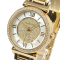  Shop Authentic Michael Kors Catlin Mother of Pearl Dial Gold Steel Strap Watch for Women - MK3332 - Luxxuri