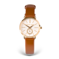  Shop Authentic Michael Kors Portia Quartz White Dial Brown Leather Strap Watch For Women - MK2734 - Luxxuri