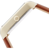  Shop Authentic Michael Kors Lake White Dial Brown Leather Strap Watch For Women - MK2584 - Luxxuri