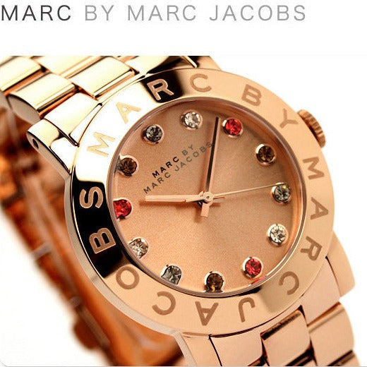  Shop Authentic Marc Jacobs Blade Rose Gold Dial Rose Gold Steel Strap Watch for Women - MBM3142 - Luxxuri