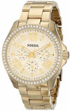  Shop Authentic Fossil Cecile Chronograph Gold Dial Gold Steel Strap Watch for Women - AM4482 - Luxxuri