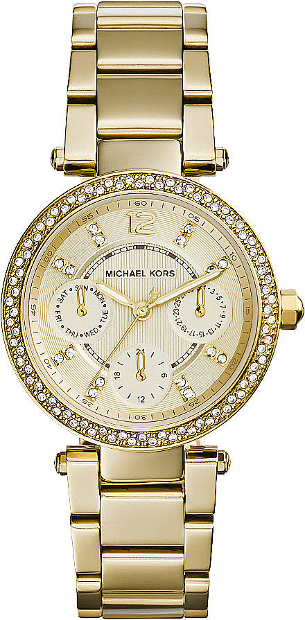  Shop Authentic Michael Kors Parker White Dial Gold Steel Strap Watch for Women - MK6056 - Luxxuri