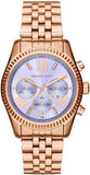  Shop Authentic Michael Kors Lexington Purple Dial Rose Gold Steel Strap Watch For Women - MK6207 - Luxxuri
