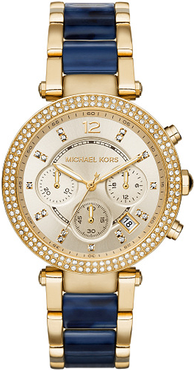  Shop Authentic Michael Kors Parker Gold Dial Two Tone Steel Strap Watch for Women - MK6238 - Luxxuri