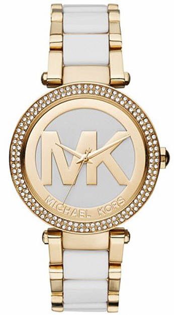  Shop Authentic Michael Kors Parker White Dial Two Tone Steel Strap Watch for Women - MK6313 - Luxxuri
