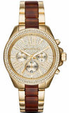  Shop Authentic Michael Kors Wren Gold Dial Two Tone Steel Strap Watch for Women - MK6294 - Luxxuri