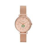  Shop Authentic Fossil Jacqueline Quartz Rose Gold Dial Rose Gold Mesh Strap Watch for Women - ES4628 - Luxxuri