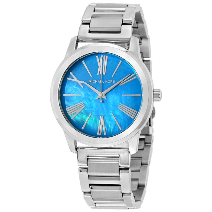  Shop Authentic Michael Kors Hartman Quartz Blue Dial Silver Steel Strap Watch For Women - MK3519 - Luxxuri