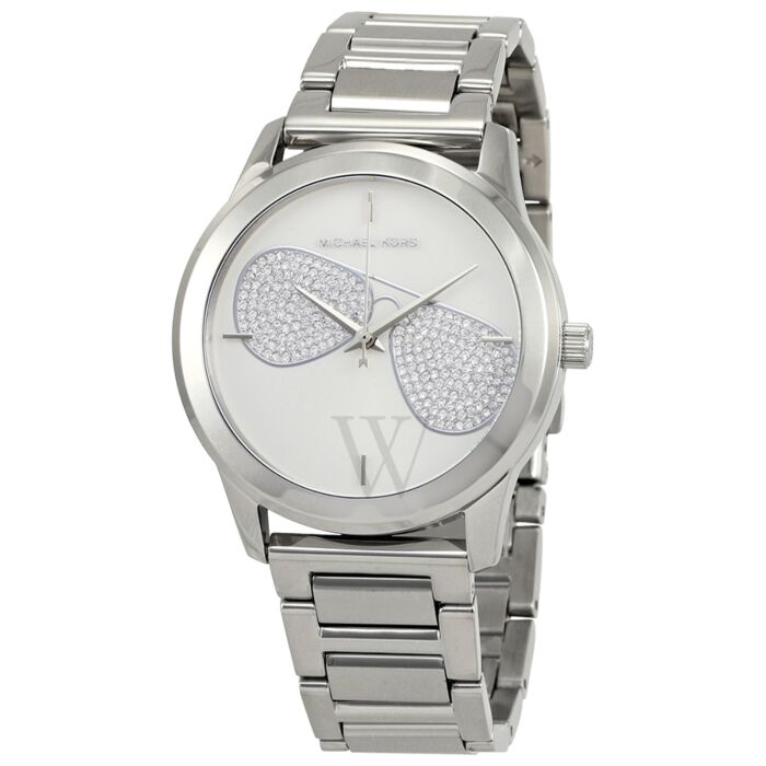  Shop Authentic Michael Kors Harman Analog Silver Dial Silver Steel Strap Watch For Women - MK3672 - Luxxuri