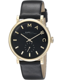  Shop Authentic Marc Jacobs Baker Black Dial Black Leather Strap Watch for Women - MBM1269 - Luxxuri