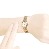  Shop Authentic Marc Jacobs Amy Dinky White Dial Gold Steel Strap Watch for Women - MBM3226 - Luxxuri