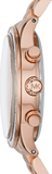  Shop Authentic Michael Kors Brinkley Rose Gold Dial Rose Gold Steel Strap Watch for Women - MK6204 - Luxxuri