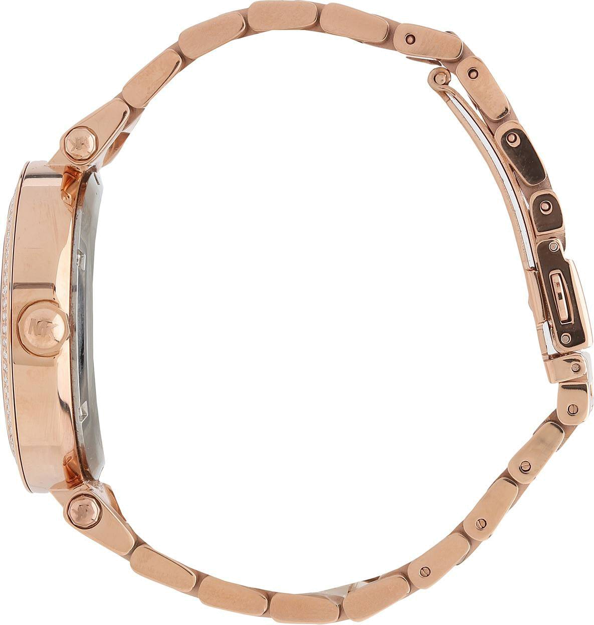 Michael Kors Parker Rose Gold Dial Rose Gold Steel Strap Watch for Women - MK5865