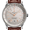  Shop Authentic Breitling Navitimer Automatic 41mm Brown Leather Strap Mens Watch - A17326211G1P1 - Luxxuri