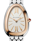  Shop Authentic Bvlgari Serpenti Seduttori Quartz Silver Dial Silver Steel Strap Watch for Women - SERPENTI103144 - Luxxuri