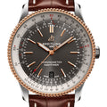  Shop Authentic Breitling Navitimer 1 Automatic 41mm Brown Dial Brown Leather Strap Mens Watch - U17326211M1P2 - Luxxuri