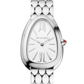  Shop Authentic Bvlgari Serpenti Seduttori Quartz White Dial Silver Steel Strap Watch for Women - SERPENTI103141 - Luxxuri