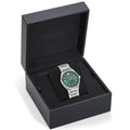  Shop Authentic Versace V-Auria Quartz Green Dial Silver Steel Strap Watch for Men - VE0F00125 - Luxxuri