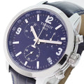  Shop Authentic Tissot PRC 200 Chronograph Blue Dial Blue Leather Strap Watch For Men - T055.417.16.047.00 - Luxxuri